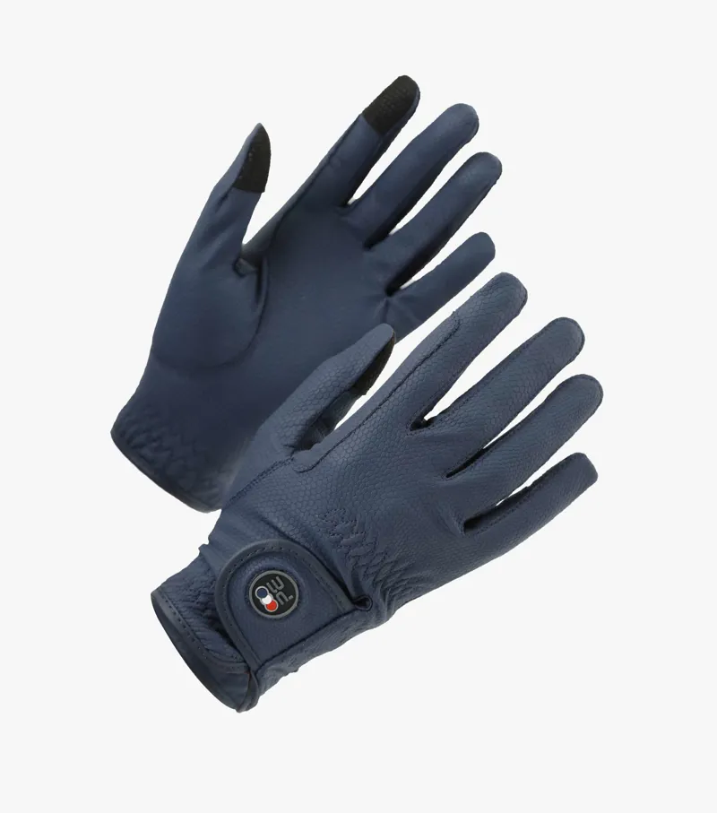 Premier Equine Lucca Junior Riding Gloves Navy 3 Premier Equine Lucca Junior Riding Gloves Navy