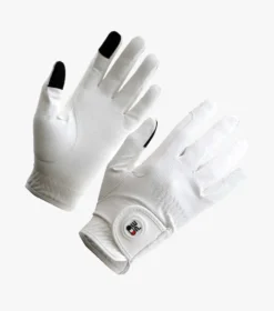 Premier Equine Lucca Junior Riding Gloves White