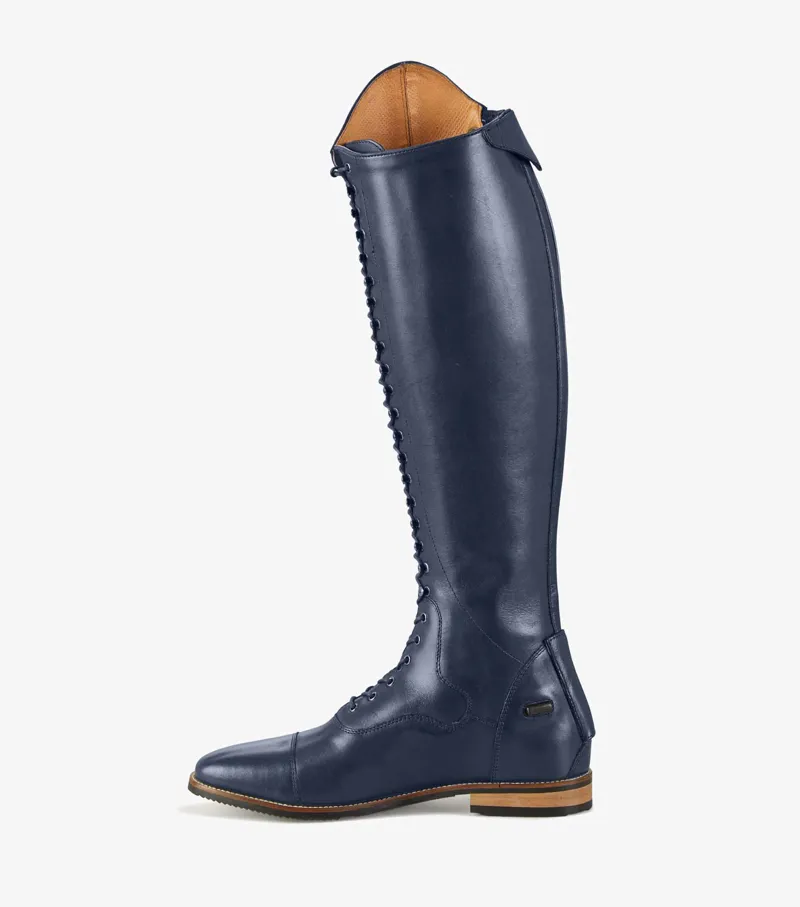 Premier Equine Maurizia Ladies Lace Front Tall Leather Riding Boots Navy 6 Premier Equine Maurizia Ladies Lace Front Tall Leather Riding Boots Navy - Image 4