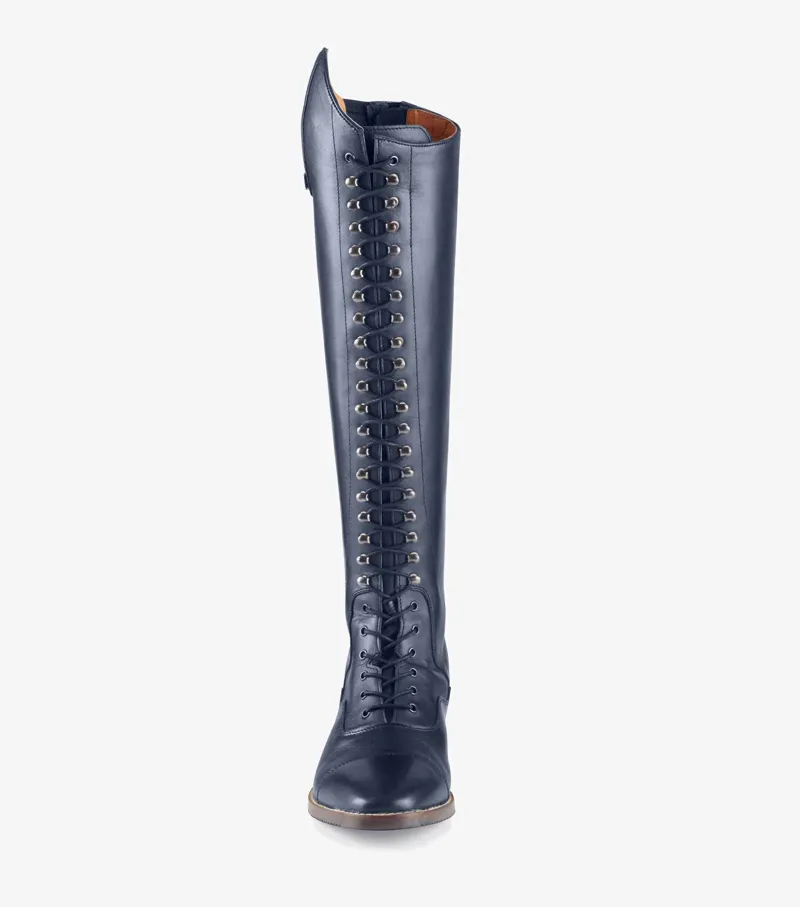Premier Equine Maurizia Ladies Lace Front Tall Leather Riding Boots Navy 8 Premier Equine Maurizia Ladies Lace Front Tall Leather Riding Boots Navy - Image 6