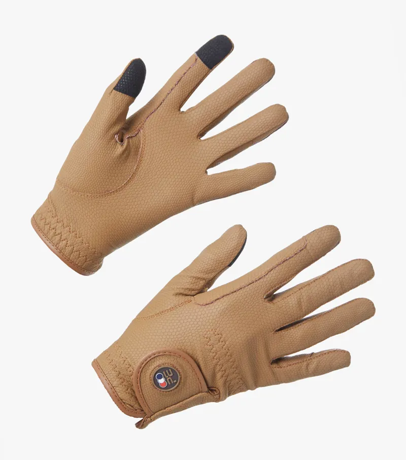 Premier Equine Metaro Ladies Riding Gloves Caramel 3 Premier Equine Metaro Ladies Riding Gloves Caramel