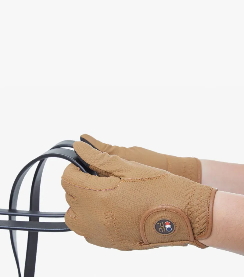 Premier Equine Metaro Ladies Riding Gloves Caramel 7 Premier Equine Metaro Ladies Riding Gloves Caramel - Image 5