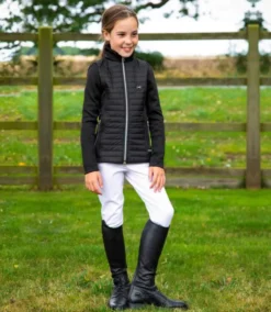 Premier Equine Mini Elena Girl's Hybrid Riding Jacket Black