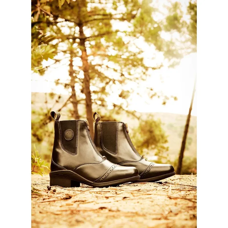 Mountain Horse Aurora Front Zip Paddock Boots Black 4 Mountain Horse Aurora Front Zip Paddock Boots Black - Image 2