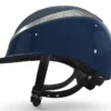 Charles Owen My Halo CX Custom Hat - Navy Crystal / Navy Gloss / Platinum Diamond Halo -Equestrian Supplies Shop My Halo CX Custom Riding Hat With MIPS Crystal Navy with Constellation Halo 2