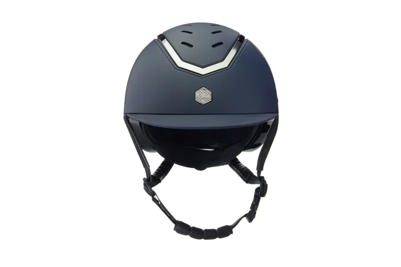 Charles Owen EQx Kylo Riding Helmet - Navy Matte/Pewter 3 Charles Owen EQx Kylo Riding Helmet - Navy Matte/Pewter