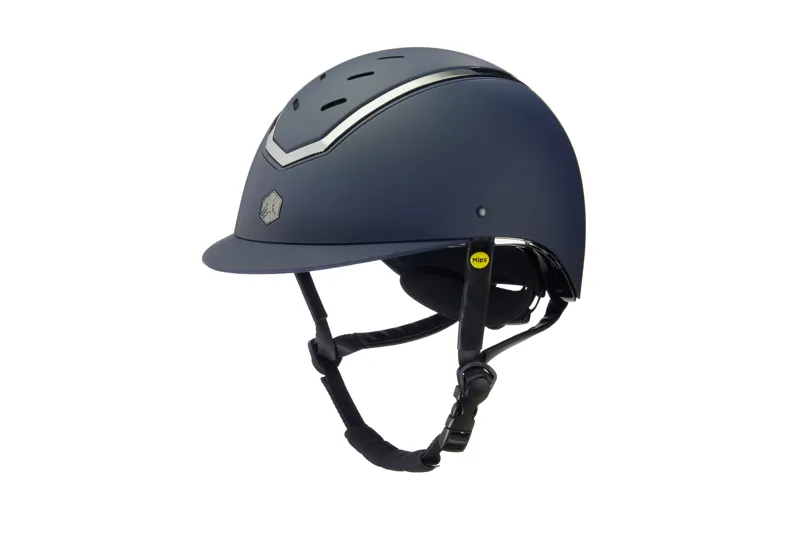 Charles Owen EQx Kylo Riding Helmet - Navy Matte/Pewter With MIPS 4 Charles Owen EQx Kylo Riding Helmet - Navy Matte/Pewter With MIPS - Image 2