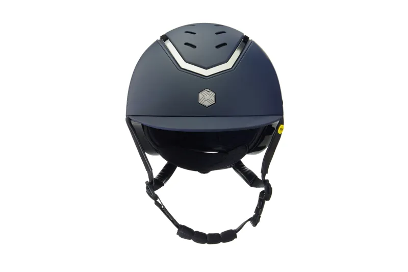 Charles Owen EQx Kylo Riding Helmet - Navy Matte/Pewter With MIPS 3 Charles Owen EQx Kylo Riding Helmet - Navy Matte/Pewter With MIPS