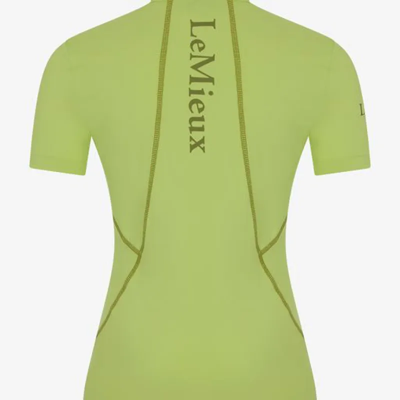 LeMieux Young Rider Short Sleeve Base Layer Kiwi 5 LeMieux Young Rider Short Sleeve Base Layer Kiwi - Image 3