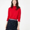Joules Orianna Roll Neck Jumper - Red 2 Joules Orianna Roll Neck Jumper - Red -Equestrian Supplies Shop Orianna201