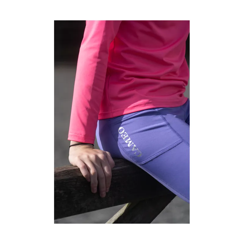 Cameo Junior Core Collection Tights - Purple 4 Cameo Junior Core Collection Tights - Purple - Image 2