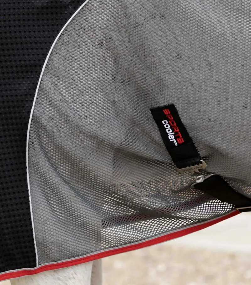 Premier Equine Sports Cooler Rug Black 6 Premier Equine Sports Cooler Rug Black - Image 4