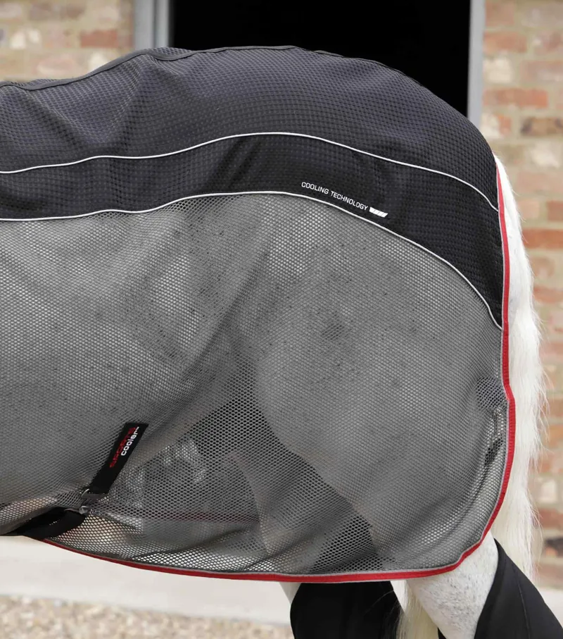 Premier Equine Sports Cooler Rug Black 7 Premier Equine Sports Cooler Rug Black - Image 5