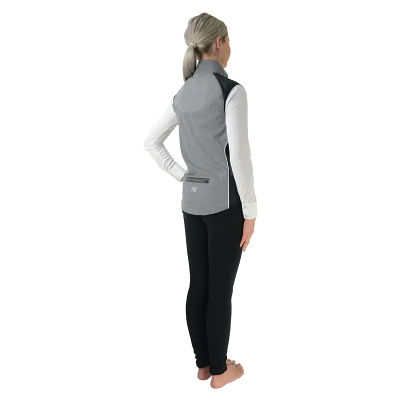 Hy Equestrian Silva Flash Reflective Gilet In Reflective Silver 4 Hy Equestrian Silva Flash Reflective Gilet In Reflective Silver - Image 2