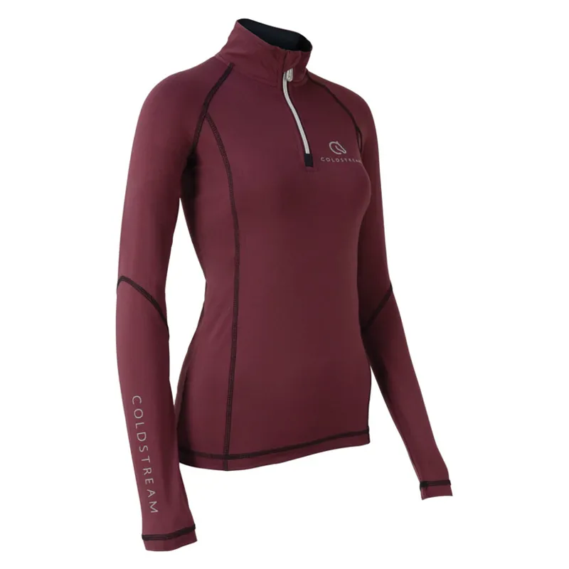 Coldstream Lennel Base Layer In Windsor Wine/Black 3 Coldstream Lennel Base Layer In Windsor Wine/Black