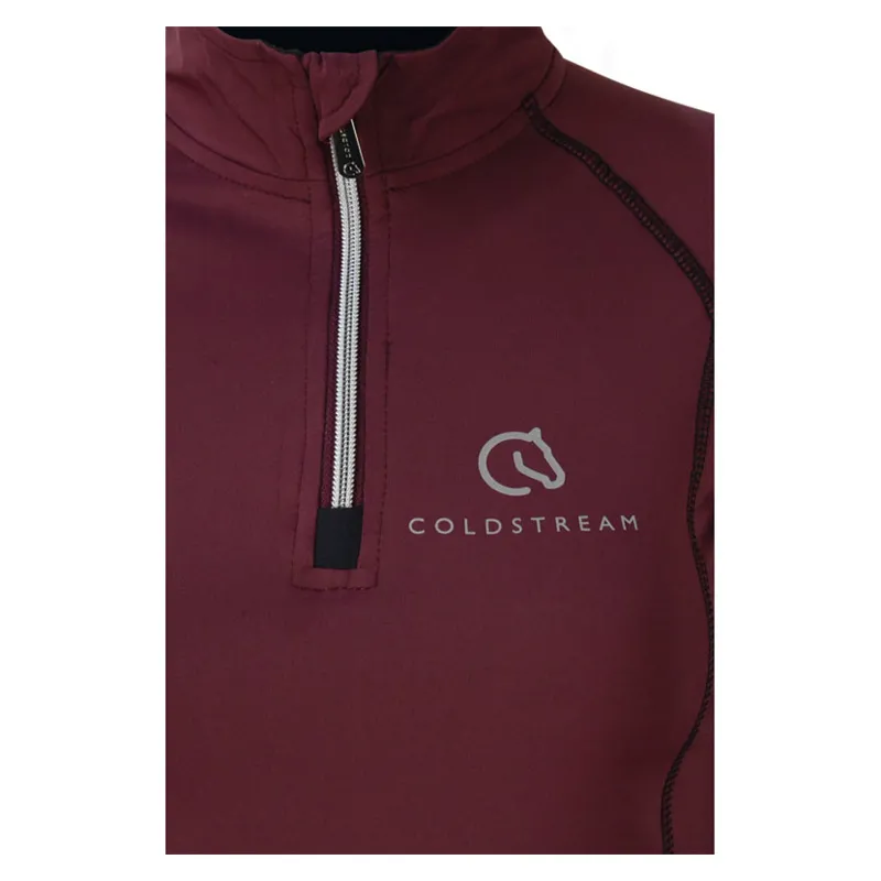 Coldstream Lennel Base Layer In Windsor Wine/Black 4 Coldstream Lennel Base Layer In Windsor Wine/Black - Image 2