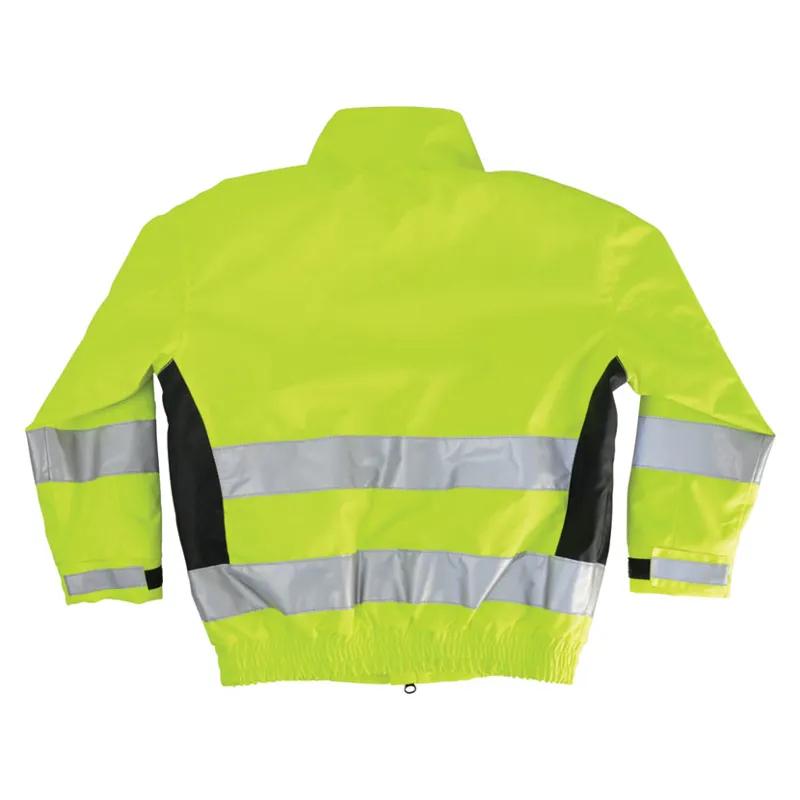 Hy Viz Reflective Waterproof Children's Blouson In Yellow 6 Hy Viz Reflective Waterproof Children's Blouson In Yellow - Image 4