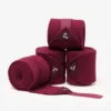 Premier Equine Horse Polo Fleece Bandages Burgundy 2 Premier Equine Horse Polo Fleece Bandages Burgundy -Equestrian Supplies Shop Polo Fleece Bandages Burgundy 1