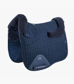 Premier Equine Pony CC Merino Wool Half Lined European Dressage Square Navy/Navy Wool