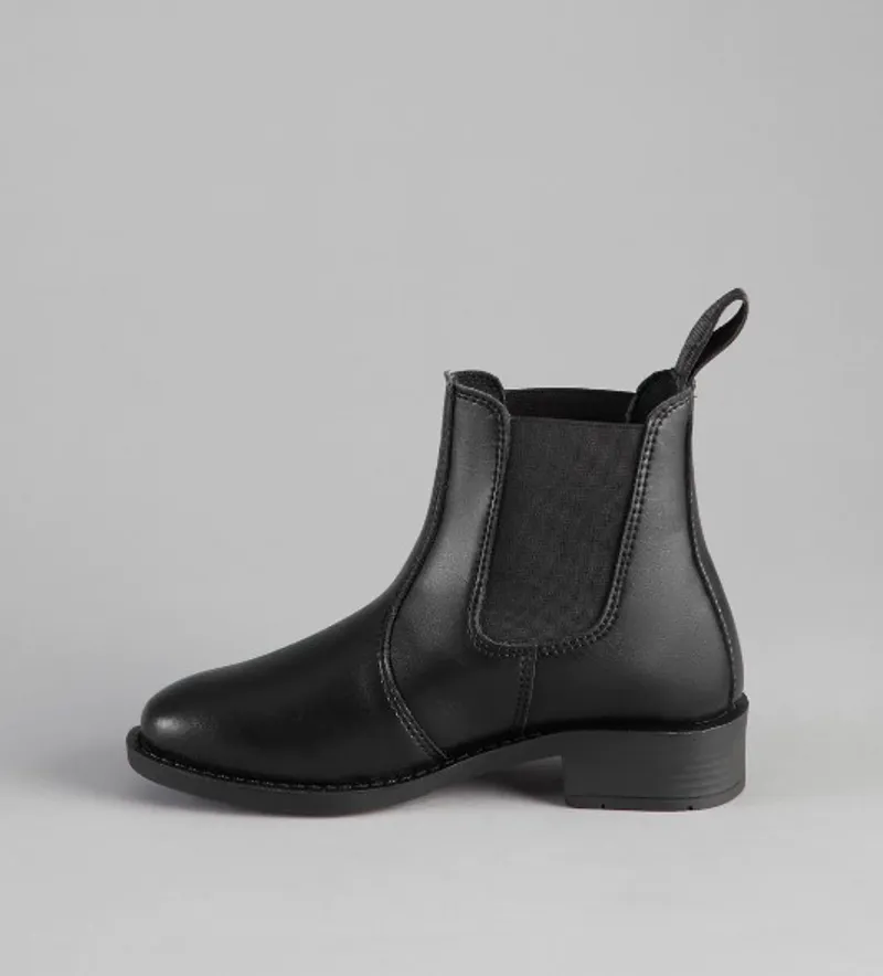 Premier Equine Rossago Junior Synthetic Chelsea Paddock Boot Black 5 Premier Equine Rossago Junior Synthetic Chelsea Paddock Boot Black - Image 3