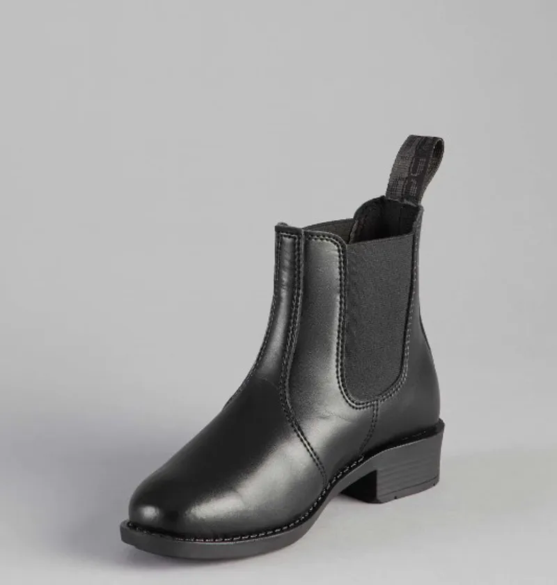 Premier Equine Rossago Junior Synthetic Chelsea Paddock Boot Black 6 Premier Equine Rossago Junior Synthetic Chelsea Paddock Boot Black - Image 4