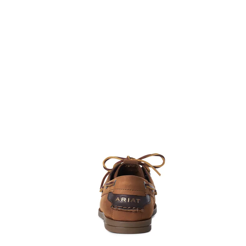 Ariat Antigua Women's Boat Shoe Walnut 4 Ariat Antigua Women's Boat Shoe Walnut - Image 2