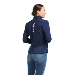 Ariat Women's Fusion Insulated Jacket Team Navy 9 Ariat Women's Fusion Insulated Jacket Team Navy -Equestrian Supplies Shop S22 WMS ENGL 10039219 back