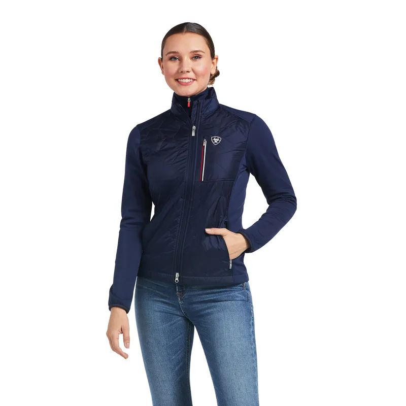 Ariat Women's Fusion Insulated Jacket Team Navy 3 Ariat Women's Fusion Insulated Jacket Team Navy