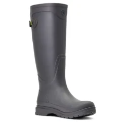 Ariat Women's Kelmarsh Rubber Boot Grey 10 Ariat Women's Kelmarsh Rubber Boot Grey -Equestrian Supplies Shop S22 WMS ENGL 10040415 medial