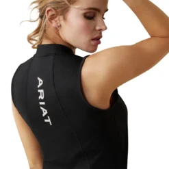Ariat Women's Hailey 1/4 Zip Baselayer Black -Equestrian Supplies Shop S23 WMS ENGL 10043374 detail02