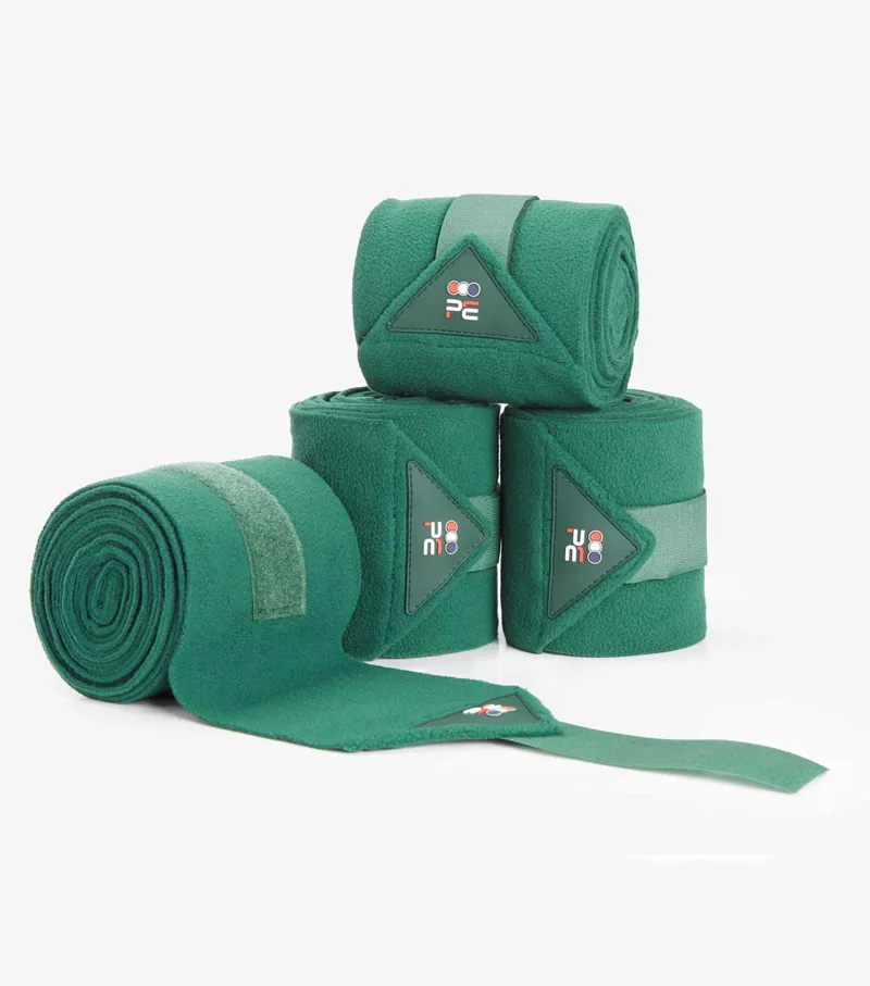 Premier Equine Horse Polo Fleece Bandages Royal Green 3 Premier Equine Horse Polo Fleece Bandages Royal Green