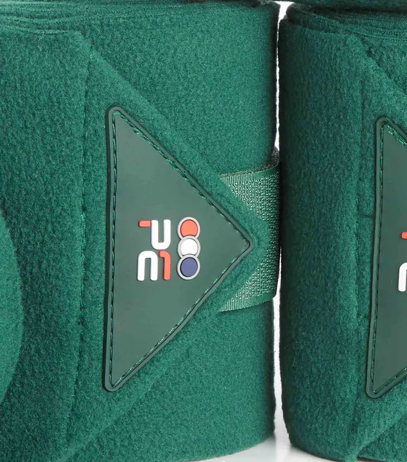 Premier Equine Horse Polo Fleece Bandages Royal Green 4 Premier Equine Horse Polo Fleece Bandages Royal Green - Image 2