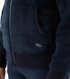 Premier Equine Sasso Girls Teddy Fleece Riding Jacket Navy -Equestrian Supplies Shop Sasso Kids Teddy Fleece Riding Jacket 6