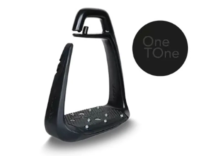 Freejump Soft Up Classic One Tone Stirrups - Black/Black 3 Freejump Soft Up Classic One Tone Stirrups - Black/Black