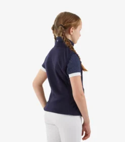 Premier Equine Sellia Girls Fleece Riding Gilet Navy 10 Premier Equine Sellia Girls Fleece Riding Gilet Navy -Equestrian Supplies Shop Sellia Kids Riding Gilet Navy 3