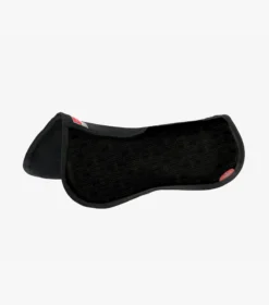 Premier Equine Shock Absorber Half Pad Black
