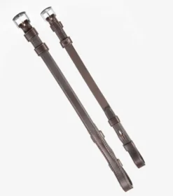 Premier Equine Cheek Pieces Pair Brown