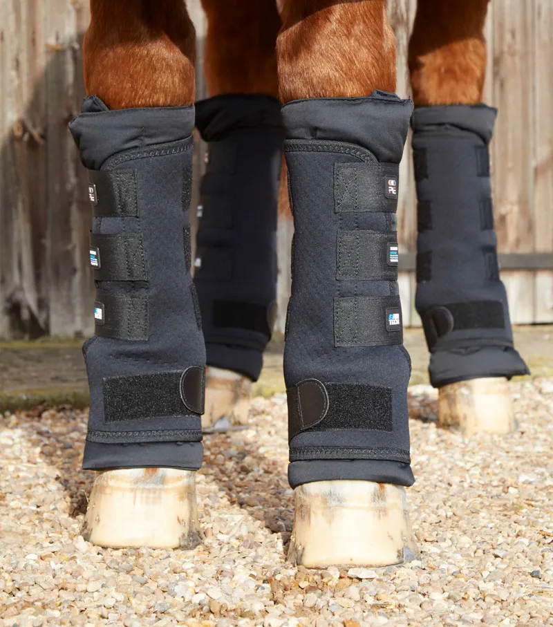 Premier Equine Stable Boot Wraps Black 5 Premier Equine Stable Boot Wraps Black - Image 3