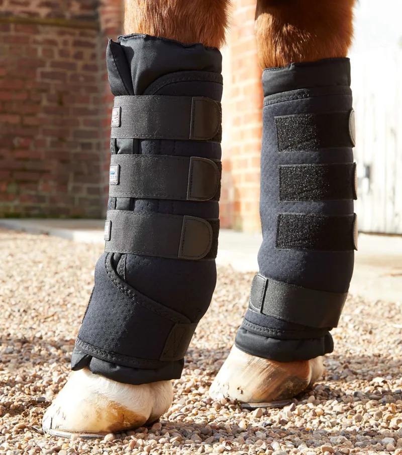 Premier Equine Stable Boot Wraps Black 6 Premier Equine Stable Boot Wraps Black - Image 4