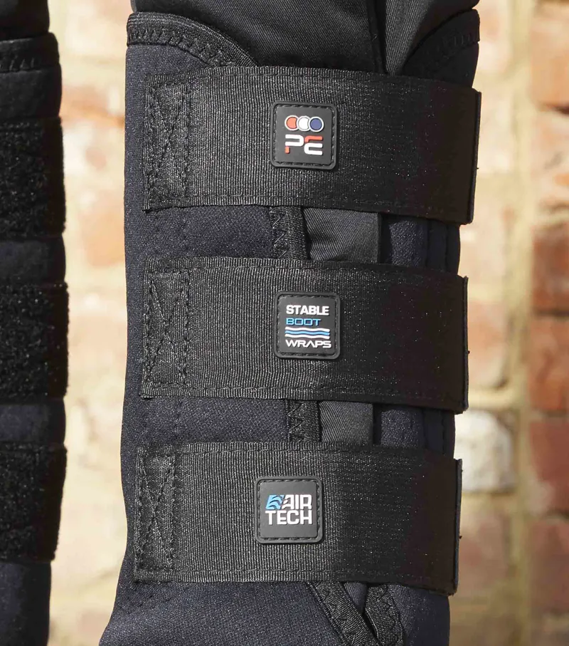Premier Equine Stable Boot Wraps Black 7 Premier Equine Stable Boot Wraps Black - Image 5