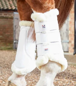 Premier Equine Techno Wool Brushing Boots White 13 Premier Equine Techno Wool Brushing Boots White -Equestrian Supplies Shop Techno Wool Brushing Boot White 6