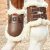 Premier Equine Techno Wool Fetlock Boots Brown -Equestrian Supplies Shop Techno Wool Fetlock Boot Brown 1