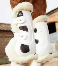 Premier Equine Techno Wool Tendon Boots White -Equestrian Supplies Shop Techno Wool Tendon Boot White 3