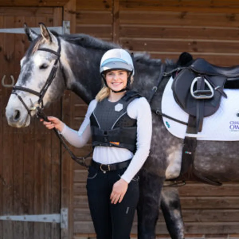 Charles Owen This Esme Ventilated Silk - Baby Blue 5 Charles Owen This Esme Ventilated Silk - Baby Blue - Image 3