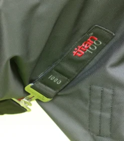 Premier Equine Titan 100g Turnout Rug With Snug-Fit Neck Cover Black 12 Premier Equine Titan 100g Turnout Rug With Snug-Fit Neck Cover Black -Equestrian Supplies Shop Titan 100 Turnout Rug Black 5