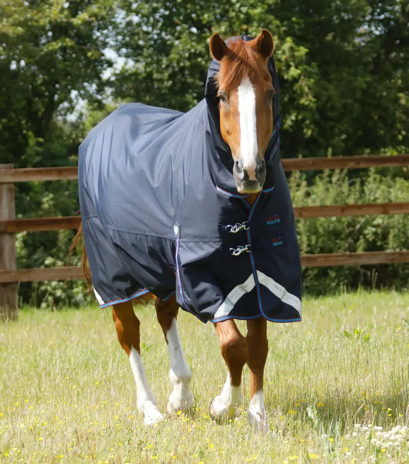 Premier Equine Titan Storm 200g Combo Turnout Rug With Snug-Fit Neck Navy 3 Premier Equine Titan Storm 200g Combo Turnout Rug With Snug-Fit Neck Navy