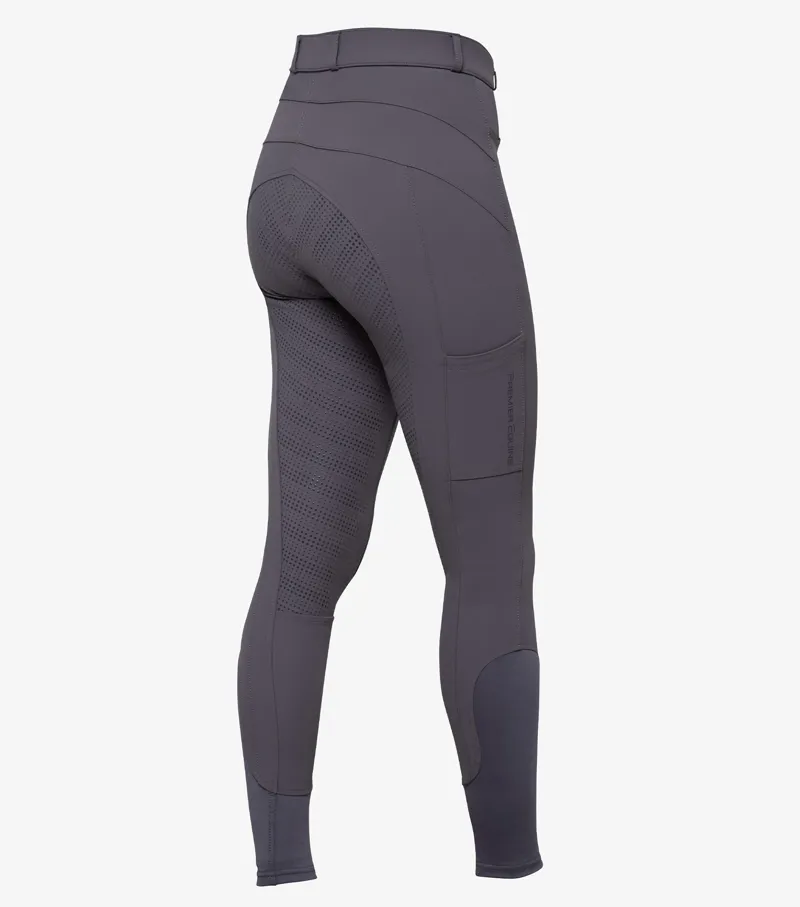 Premier Equine Torrent Ladies Full Seat Gel Riding Breeches Anthracite 5 Premier Equine Torrent Ladies Full Seat Gel Riding Breeches Anthracite - Image 3