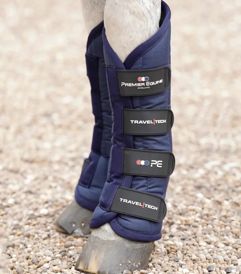 Premier Equine Travel-Tech Travel Boots Navy 3 Premier Equine Travel-Tech Travel Boots Navy