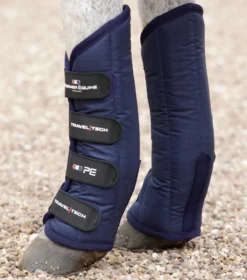 Premier Equine Travel-Tech Travel Boots Navy 8 Premier Equine Travel-Tech Travel Boots Navy -Equestrian Supplies Shop Travel Tech Travel Boots Navy 3