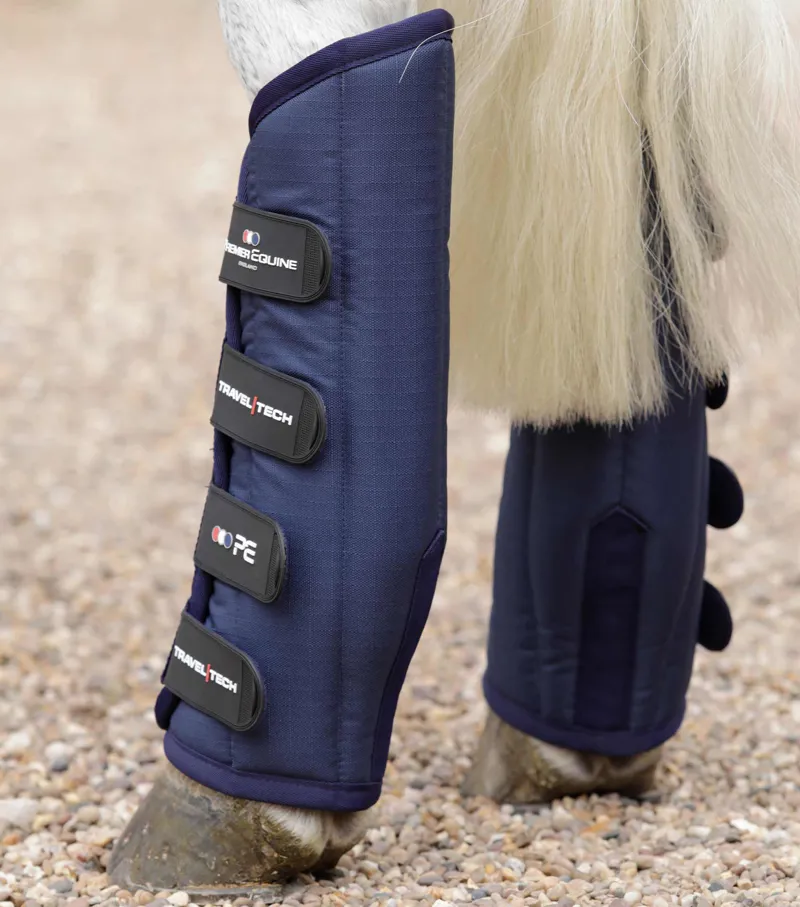 Premier Equine Travel-Tech Travel Boots Navy 6 Premier Equine Travel-Tech Travel Boots Navy - Image 4